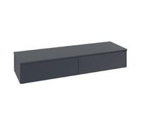 Villeroy & Boch V&B Buffet avec structure de façade Antao 160x26,8x50 cm, laqué WBP, bleu moyen avec laque Quantité:1