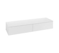 Villeroy & Boch V&B Buffet avec structure de façade Antao 160x26,8x50cm, WBP chêne, blanc brillant Lac Quantité:1