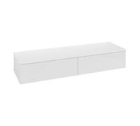 Villeroy & Boch V&B Buffet sans structure de façade Antao 160x26,8x50cm, WBP chêne hon. Oa, blanc brillant Lac Quantité:1