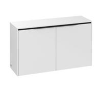 Villeroy & Boch V&B Buffet Subway 3.0 72,8x42,3x25,6cm, gris volcanique bleu, pieds blancs Quantité:1