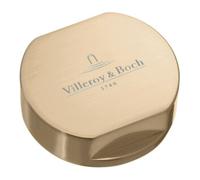 Villeroy & Boch V&B Capuchon de recouvrement ES, or, rond, pour poignée double rotative Quantité:1