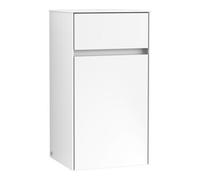 Villeroy & Boch V&B Collaro Armoire latérale 40,4x74,8x34,9cm, raccord droite, blanc mat Quantité:1