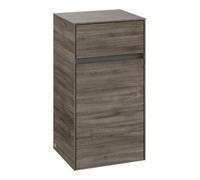 Villeroy & Boch V&B Collaro Armoire latérale 40,4x74,8x34,9cm, raccord droite, chêne pierre Quantité:1