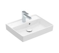 Villeroy & Boch V&B Collaro Lavabo 50x40cm, avec trop-plein, sous-meuble fermé, blanc brillant C+ Quantité:1