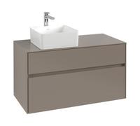 Villeroy & Boch V&B Collaro Meuble sous lavabo 100x54,8x50 cm, WT l, LED 7,3 W, bleu volcan Quantité:1
