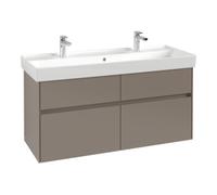 Villeroy & Boch V&B Collaro Meuble sous-lavabo 115,4x54,6x44,4cm, avec LED, bleu volcaniques Quantité:1