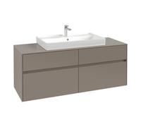 Villeroy & Boch V&B Collaro Meuble sous lavabo 140x54,8x50 cm, WT mi, LED 10 W, bleu volcaniques Quantité:1