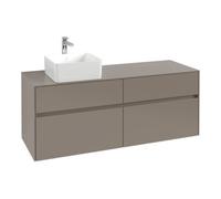 Villeroy & Boch V&B Collaro Meuble sous lavabo 140x54,8x50cm, WT l, LED 10W, bleu Oa Quantité:1