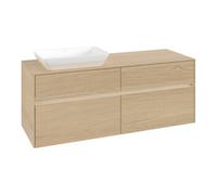 Villeroy & Boch V&B Collaro Meuble sous-lavabo 140x54,8x50cm, WT l, LED 10W, Nord Oa Quantité:1
