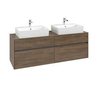 Villeroy & Boch V&B Collaro Meuble sous lavabo 160x54,8x50 cm, 2 tiroirs, chêne Arizona Quantité:1