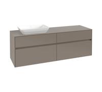 Villeroy & Boch V&B Collaro meuble sous lavabo 160x54,8x50 cm, WT l, LED 12W, bleu Oa Quantité:1