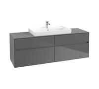 Villeroy & Boch V&B Collaro Meuble sous lavabo 160x54,8x50 cm, WT mi, LED 12W, glo Gr Quantité:1