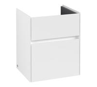 Villeroy & Boch V&B Collaro Meuble sous lavabo 46x54,6x37,4 cm, évier centré, blanc mat Quantité:1
