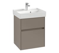 Villeroy & Boch V&B Collaro Meuble sous lavabo 46x54,6x37,4 cm, WT mi, LED, bleu volcan Quantité:1