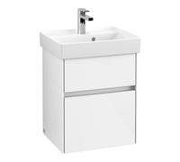 Villeroy & Boch V&B Collaro Meuble sous lavabo 46x54,6x37,4cm, WT mi, LED, blanc brillant Quantité:1
