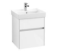 Villeroy & Boch V&B Collaro Meuble sous lavabo 51x54,6x41,4cm, EV central, blanc brillant Quantité:1