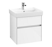 Villeroy & Boch V&B Collaro Meuble sous lavabo 55,4x54,6x44,4 cm, WT mi, LED, blanc brillant Quantité:1