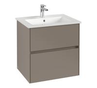 Villeroy & Boch V&B Collaro Meuble sous lavabo 61,1x61x48cm, WT mi, LED 4,2W, bleu volcaniques Quantité:1