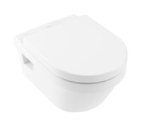 Villeroy & Boch Architectura Mural WC -Set 5684HRR1 Blanc Alpin CeramicPlus, sans rebord, avec siège WC