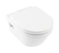 Villeroy & Boch V&B Combi-Pack WC suspendu D-Flush Architectura 37x53cm, ovale, sans bride, blanc, avec siège, blanc Quantité:1