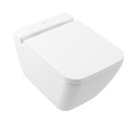 Villeroy und Boch Finion Évier mural à fond creux 4664R0RW, montage mural, avec DirectFlush, Stone White CeramicPlus