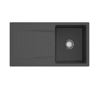 Villeroy & Boch V&B Évier à fleur Siluet 50 Flat avec garniture vidage, commande manuelle, graphite Quantité:1