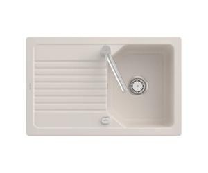 Villeroy & Boch V&B Évier affleurant Linara 45 Flat c/ garniture vidange, manuel, céramique blanche CeramicPlus Quantité:1