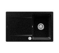 Villeroy & Boch V&B Évier affleurant Siluet 45 Flat avec garniture vidage, commande excentrique, chromite Quantité:1