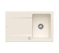 Villeroy & Boch V&B Évier affleurant Siluet 45 Flat avec garniture vidage, commande excentrique, crema Quantité:1