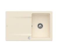 Villeroy & Boch V&B Évier affleurant Siluet 45 Flat avec garniture vidage, commande excentrique, ivoire Quantité:1