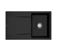 Villeroy & Boch V&B Évier affleurant Siluet 45 Flat avec garniture vidage, commande manuelle, chromite Quantité:1