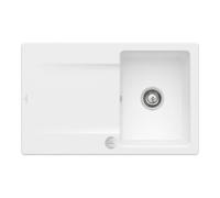Villeroy & Boch V&B Évier affleurant Siluet 45 Flat avec garniture vidage, excentrique, blanc pierre Quantité:1