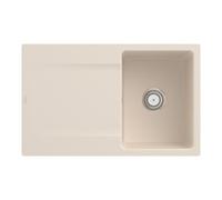 Villeroy & Boch V&B Évier affleurant Siluet 45 Flat avec vidage, commande manuelle, ivoire Quantité:1