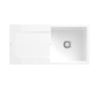 Villeroy & Boch V&B Évier affleurant Siluet 60 Flat c/ garniture vidange, blanc alpin CeramicPlus Quantité:1