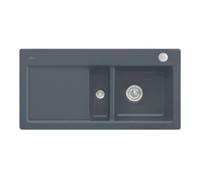 Villeroy & Boch V&B Évier affleurant Subway 60 Flat à droite, avec siphon, excentrique, graphite Quantité:1