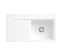 Villeroy & Boch V&B Évier affleurant Subway Style 50 Flat droite, avec garniture, robinet, blanc sn C-plus Quantité:1