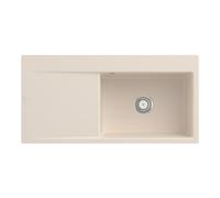 Villeroy & Boch V&B évier affleurant Subway Style 60 Flat droite, avec garniture vidage, ivoire CeramicPlus Quantité:1