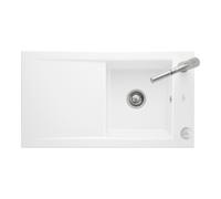 Villeroy & Boch V&B Évier affleurant Timeline 50 Flat avec garniture vidage, commande excentrique, blanc Quantité:1