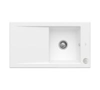 Villeroy & Boch V&B Évier affleurant Timeline 50 Flat avec garniture vidage, excentrique, blanc pierre Quantité:1