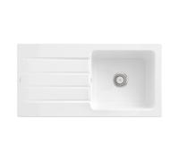 Villeroy & Boch V&B Évier Architectura 60 m Garniture vidage, robinet, blanc alpin CeramicPlus Quantité:1