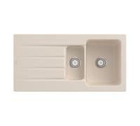 Villeroy & Boch V&B Évier Architectura 60 XR avec garniture vidage, robinet rond, ivoire C-plus Quantité:1