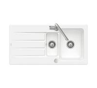 Villeroy & Boch V&B Évier Architectura 60 XR avec garniture vidage, rond avec excentrique, blanc alp C-plus Quantité:1
