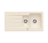 Villeroy & Boch V&B Évier Architectura 60 XR avec garniture vidage, rond avec excentrique, ivoire C-plus Quantité:1