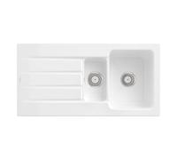 Villeroy & Boch V&B Évier Architectura 60 XR avec garniture vidage, rond avec poignée, blanc alp C-plus Quantité:1