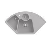 Villeroy & Boch V&B Évier d'angle Solo avec garniture de vidage, manuel, steam CeramicPlus Quantité:1