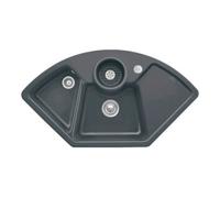 Villeroy & Boch V&B Évier d'angle Solo avec garniture vidage, excentrique, CeramicPlus graphite Quantité:1