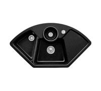 Villeroy & Boch V&B Évier d'angle Solo avec garniture vidage, excentrique, Chrome CeramicPlus Quantité:1