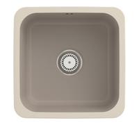 Villeroy & Boch V&B Évier encastré Cisterna 50 avec garniture vidage, mitigeur, almond CeramicPlus Quantité:1