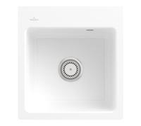 Villeroy & Boch V&B Évier encastré Subway 45 XS Flat avec garniture de vidage, commande manuelle, blanc Quantité:1