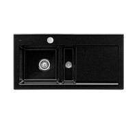 Villeroy & Boch V&B Évier encastré Subway 60 Flat gauche, avec garniture vidage, excentrique, chromite Quantité:1